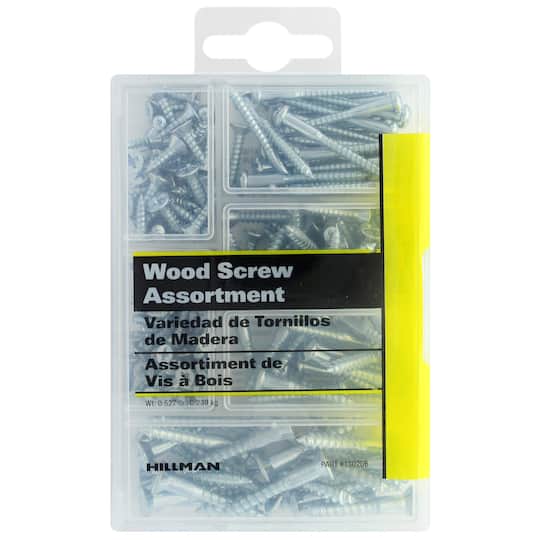 Hillman&#x2122; 0.53lb. Assorted Wood Screws